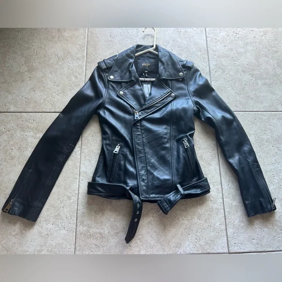 Trade/sell Maje leather jacket NWT w/ minor flaw🦄 - Picture 4 of 12